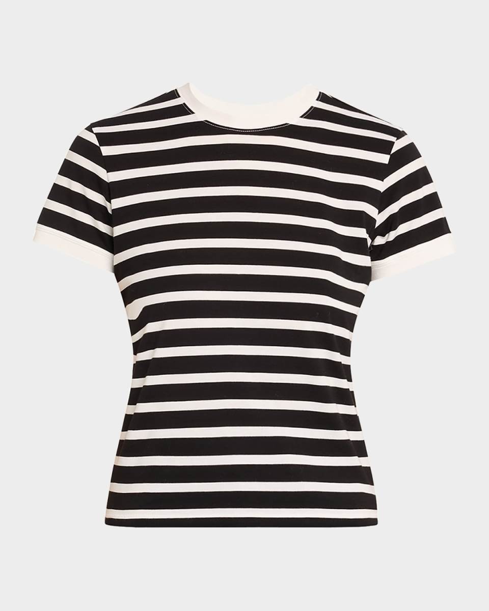 Stripe Crewneck Baby Tee